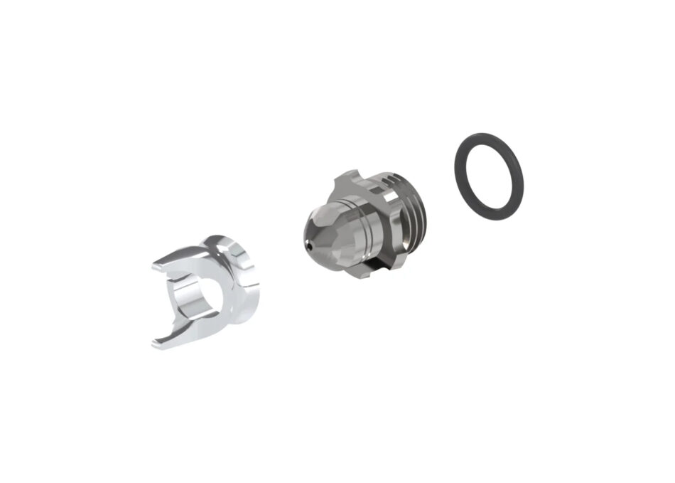 Harder & Steenbeck - 0.25mm Stainless Steel SuperFine Air Cap with Seal & Needle Cap