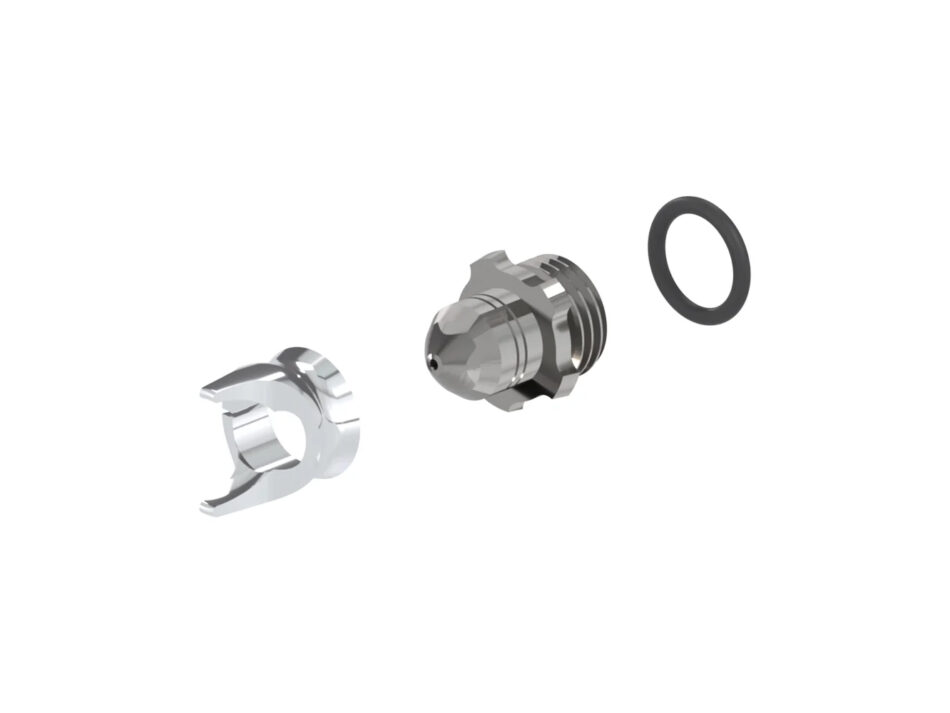 Harder & Steenbeck - 0.25mm Stainless Steel SuperFine Air Cap with Seal & Needle Cap