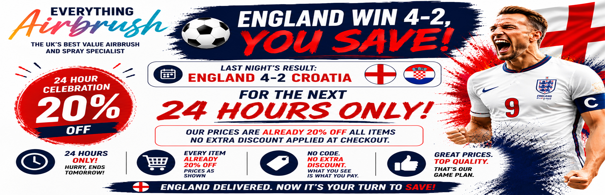 🔥 Cheer On England & Unlock Bigger Savings! 🔥