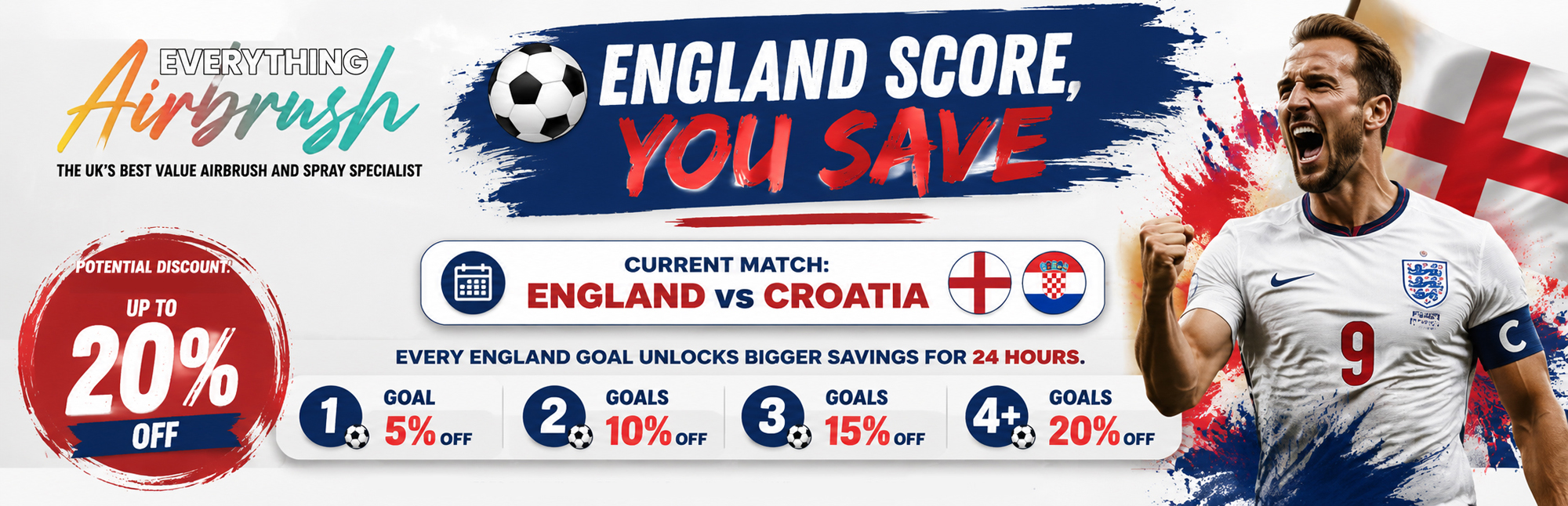 🔥 Cheer On England & Unlock Bigger Savings! 🔥