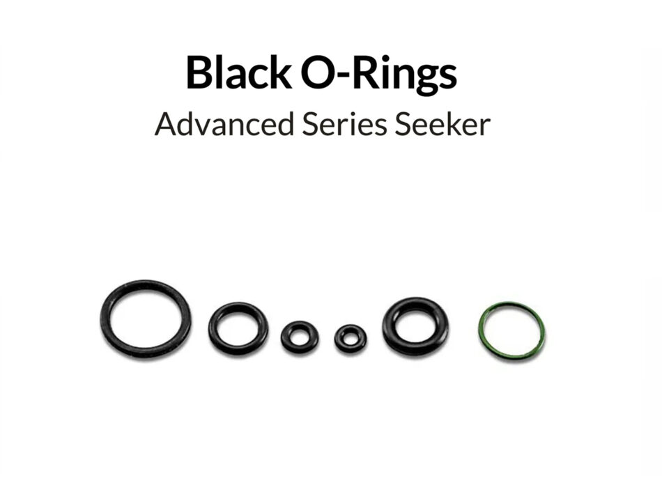 Gaahleri Black O-Ring Set for Advanced Series Seeker Airbrushes