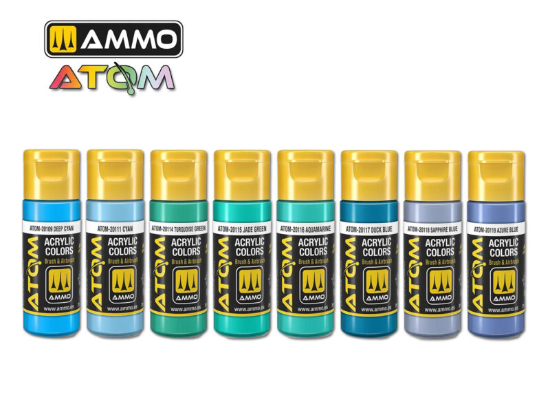MIG ATOM Cyan & Turquoise Tones Bundle