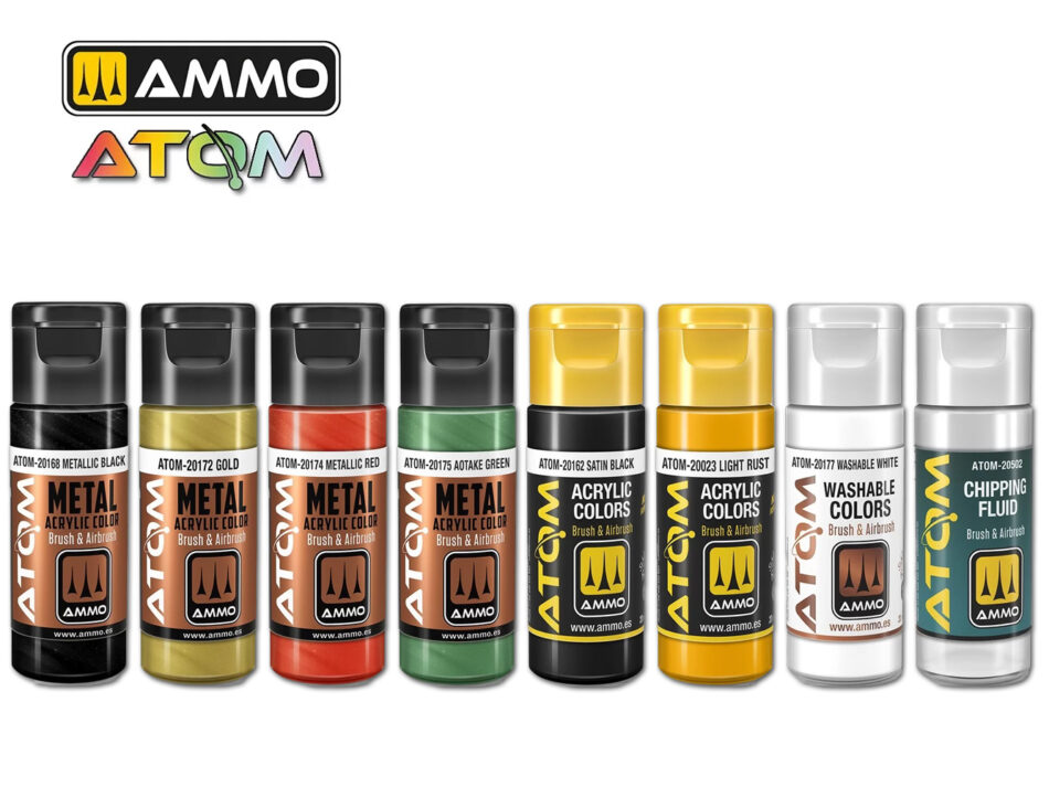 MIG ATOM Metallics & Weathered Effects Bundle