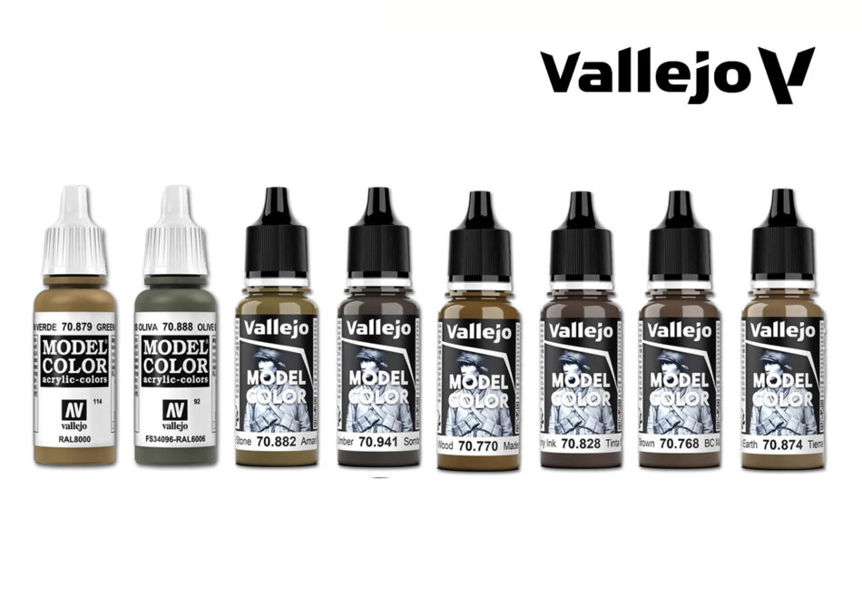 Earth & Natural Browns Paint Bundle from Vallejo Model Color