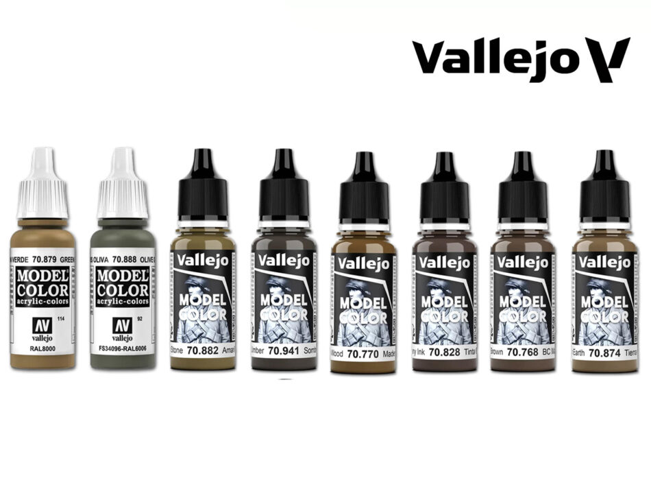 Earth & Natural Browns Paint Bundle from Vallejo Model Color