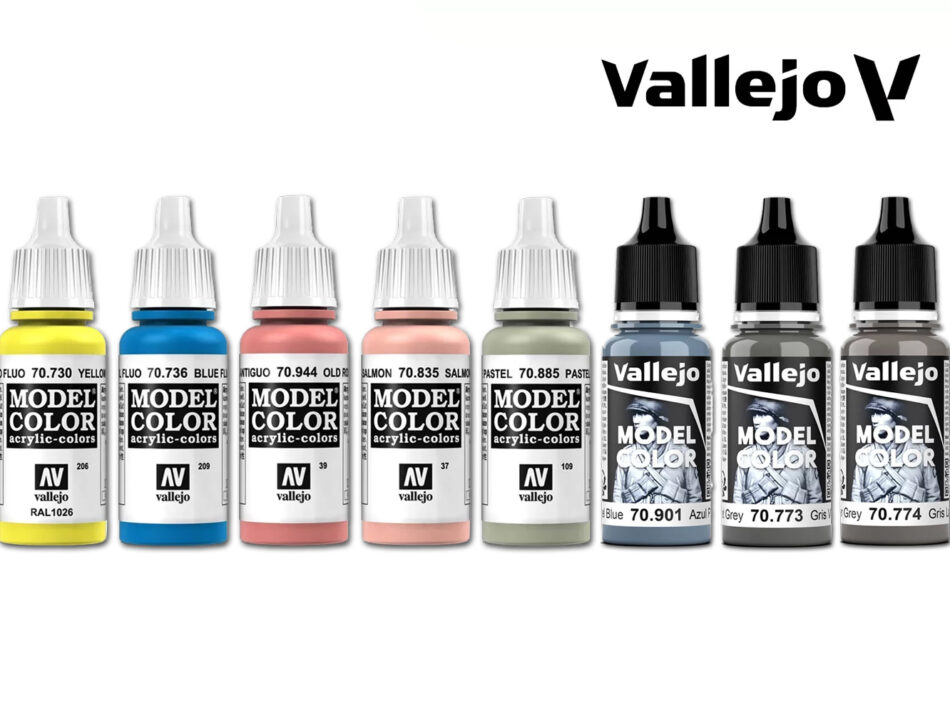 Vallejo Model Color Pastel and Fluorescent Colours Bundle