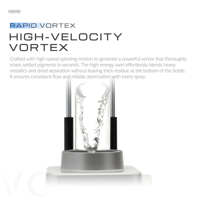 High-velocity vortex mixing technology in the Gaahleri Voortex Automatic Paint Mixer