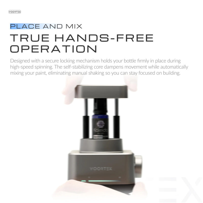 Hands-free automatic paint mixing with the Gaahleri Voortex Automatic Paint Mixer